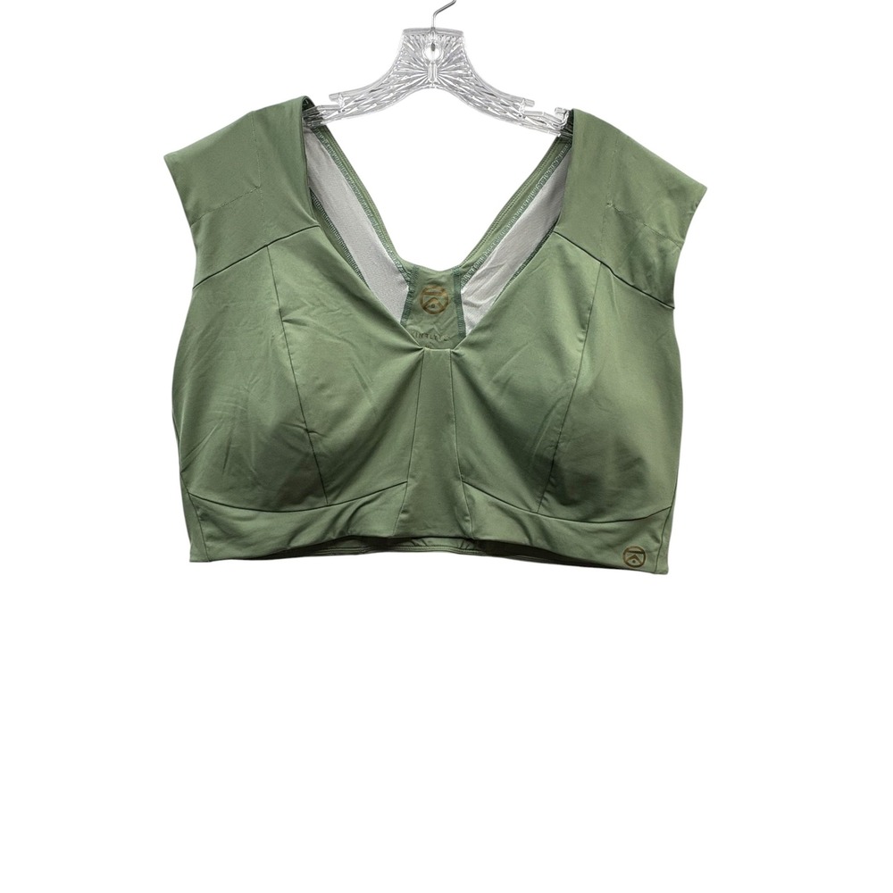 Kinflyte‎ Freedom Green Bra Plus Size Posture Support Wireless Comfort 4X